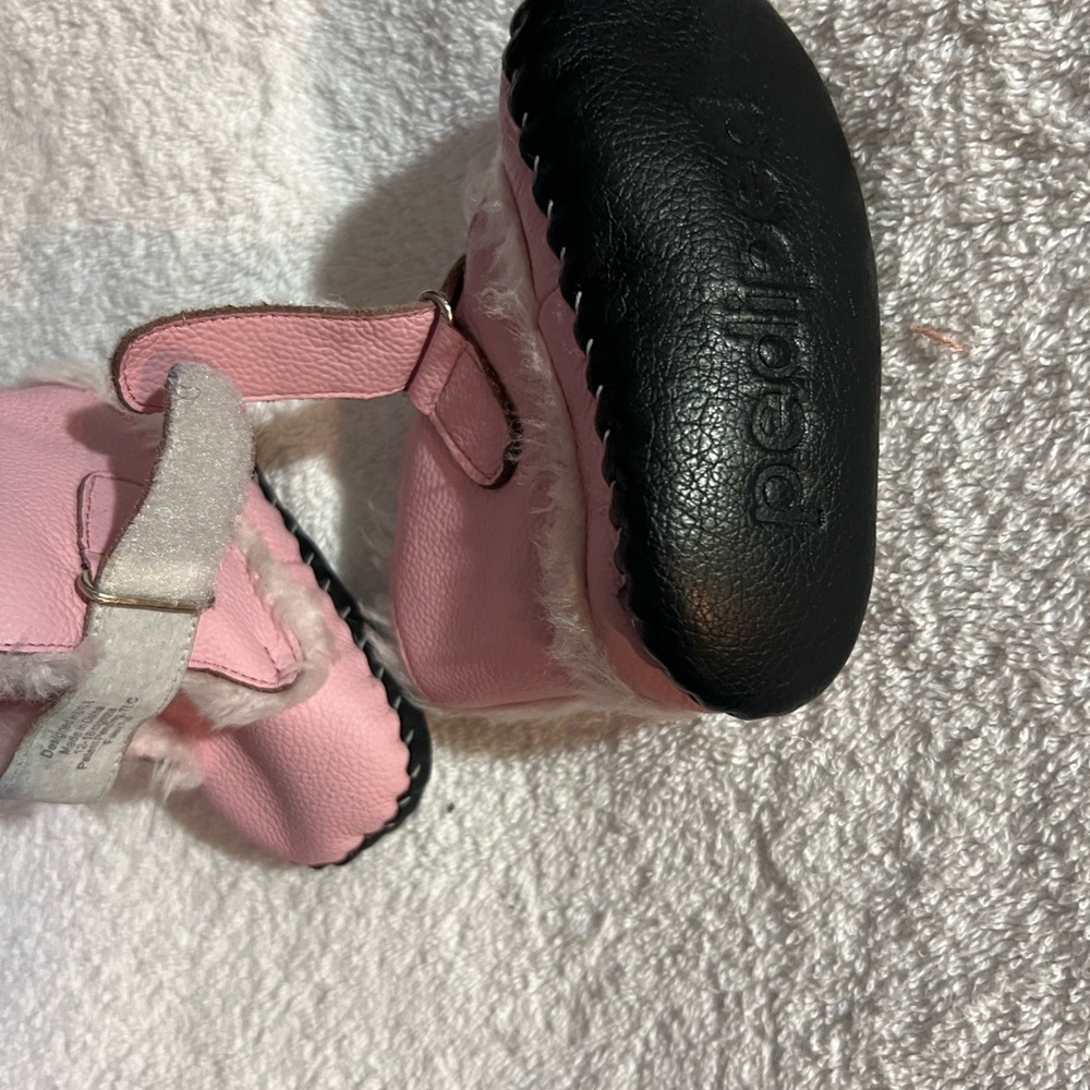 pediped Pink Faux-Fur Baby Boots - Picture 5 of 5